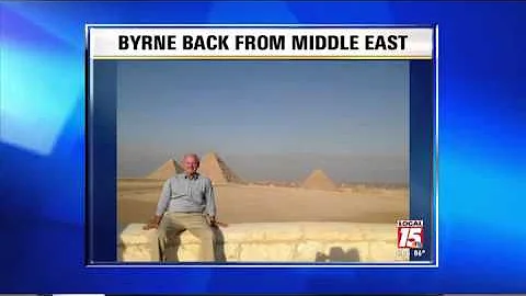 Rep. Bradley Byrne Returning from the Middle E