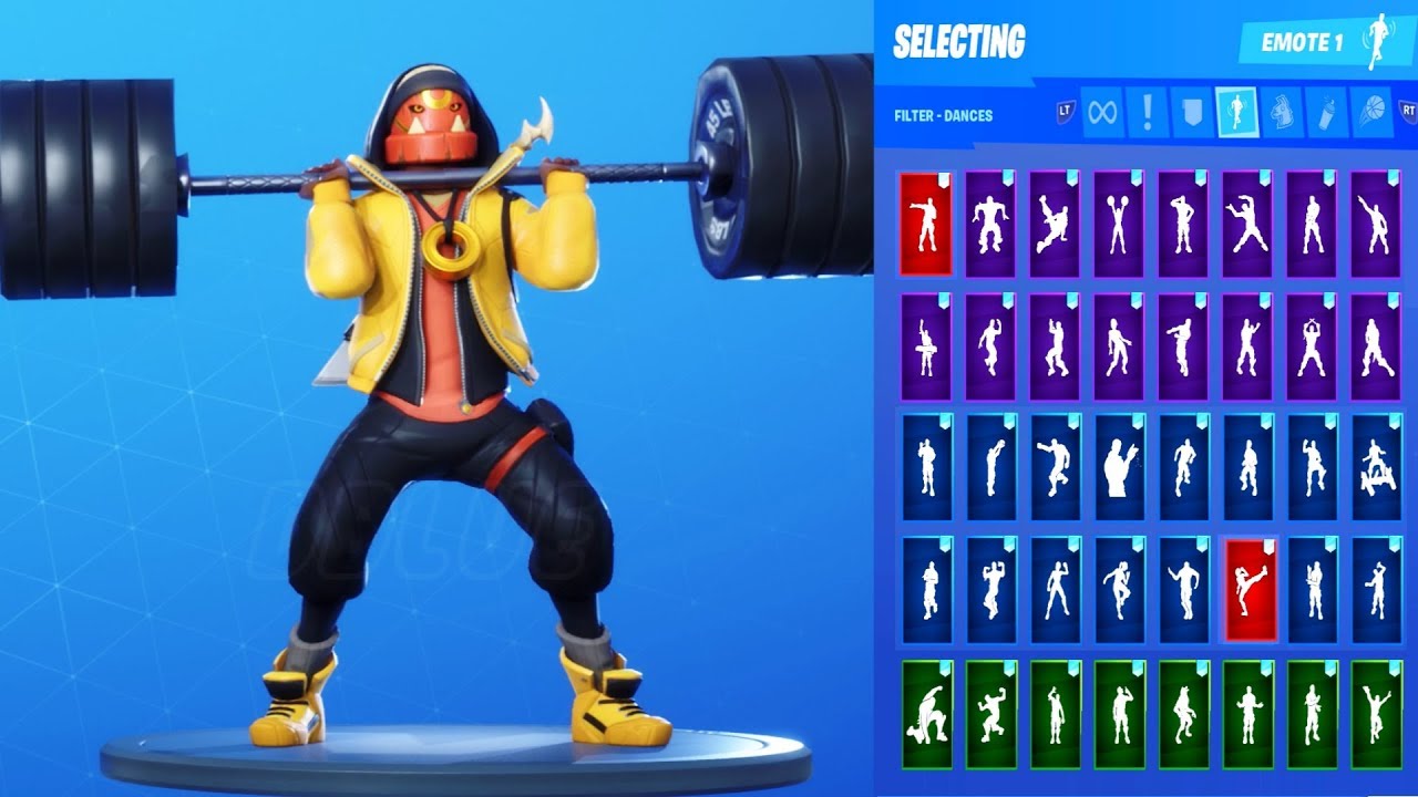 New Fortnite Bone Wasp Skin Showcase With All Dances Emotes Season 10 Outfit - fortnite emotes vs roblox emotes youtube