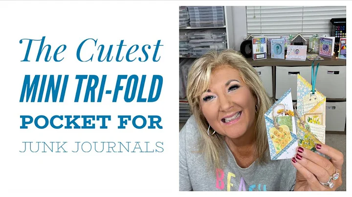 The Cutest Mini Tri-fold Pocket for Junk Journals