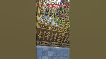 Lắp đặt cổng nhôm đúc