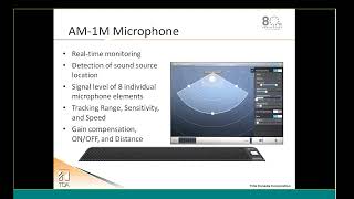TOA Canada - AM 1 Real-Time Steering Array Microphone Training