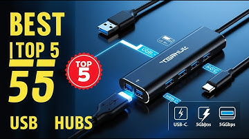 Top 5 Best USB Hubs 2025 – Fast, Powerful & Budget-Friendly!
