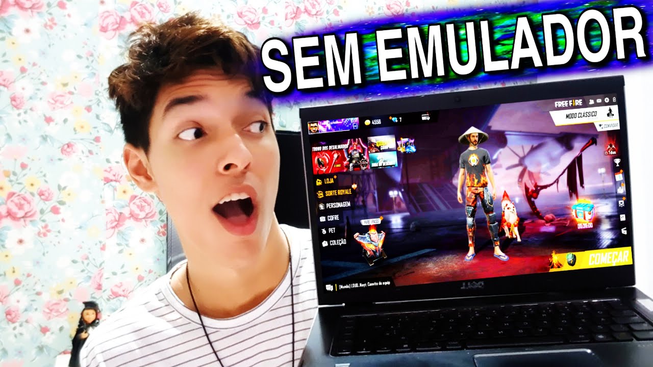 Como jogar Free Fire pelo PC e notebook