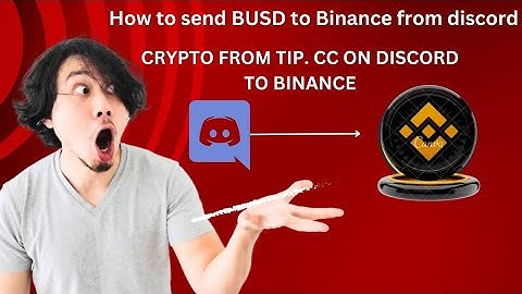 How to check your BUSD balance on discord in TIP.CC | sending crypto to your Binance