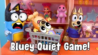 BLUEY Quiet Game Episode with Alfie! | BLUEY Toys Pretend Play | Pretend Play with Bluey Toys