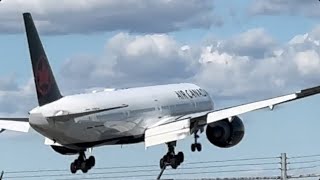 Air Canada AC821, Boeing 777-333(ER), REG. C-FNNQ, BCN BARCELONA- YYZ Toronto Pearson Canada