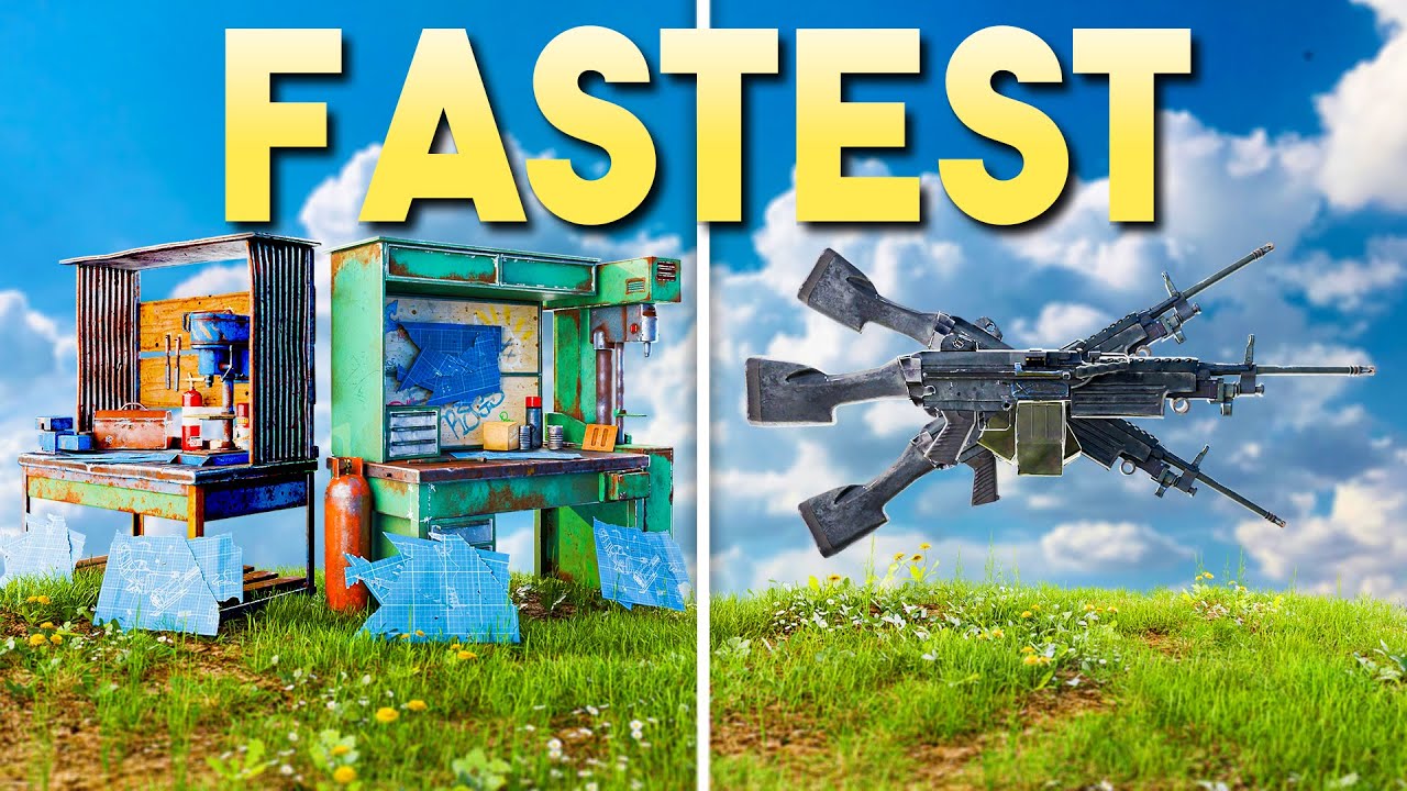 My FASTEST Solo Force Wipe Progression - RUST