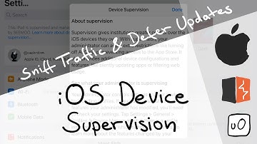 [0x07] Reversing Shorts :: iOS Device Supervision - Sniff Traffic & Defer Updates