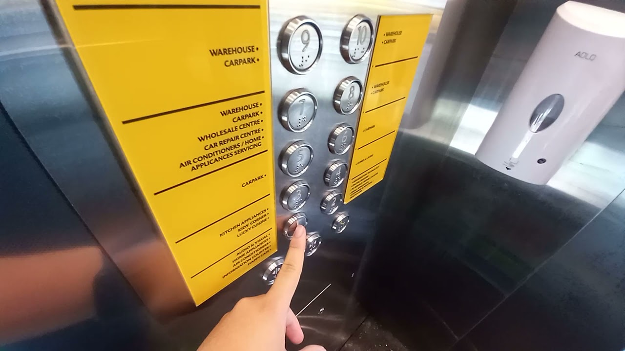 Kone KDS 300 AUS MonoSpace Elevator at Gain City Megastore.