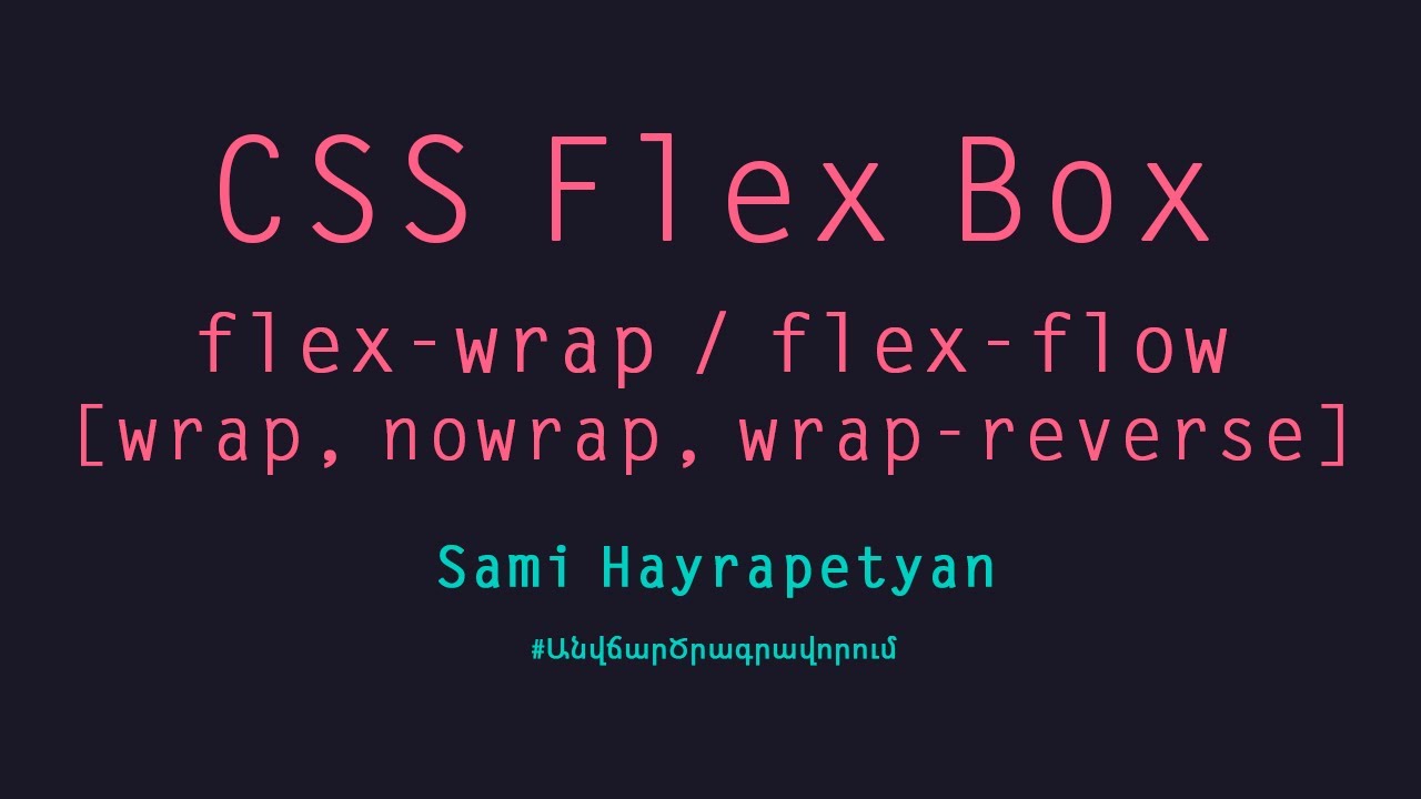 Text wrap nowrap. Flex-Wrap: Wrap-Reverse;. Flex Wrap CSS. Flex-Wrap: Wrap; Flex-Direction: Row;. Flex-Flow CSS.