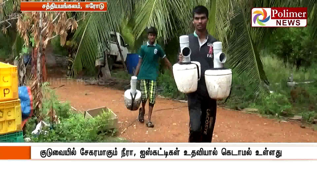 நவீன முறையில் நீரா பானம், அசத்திய விவசாயி