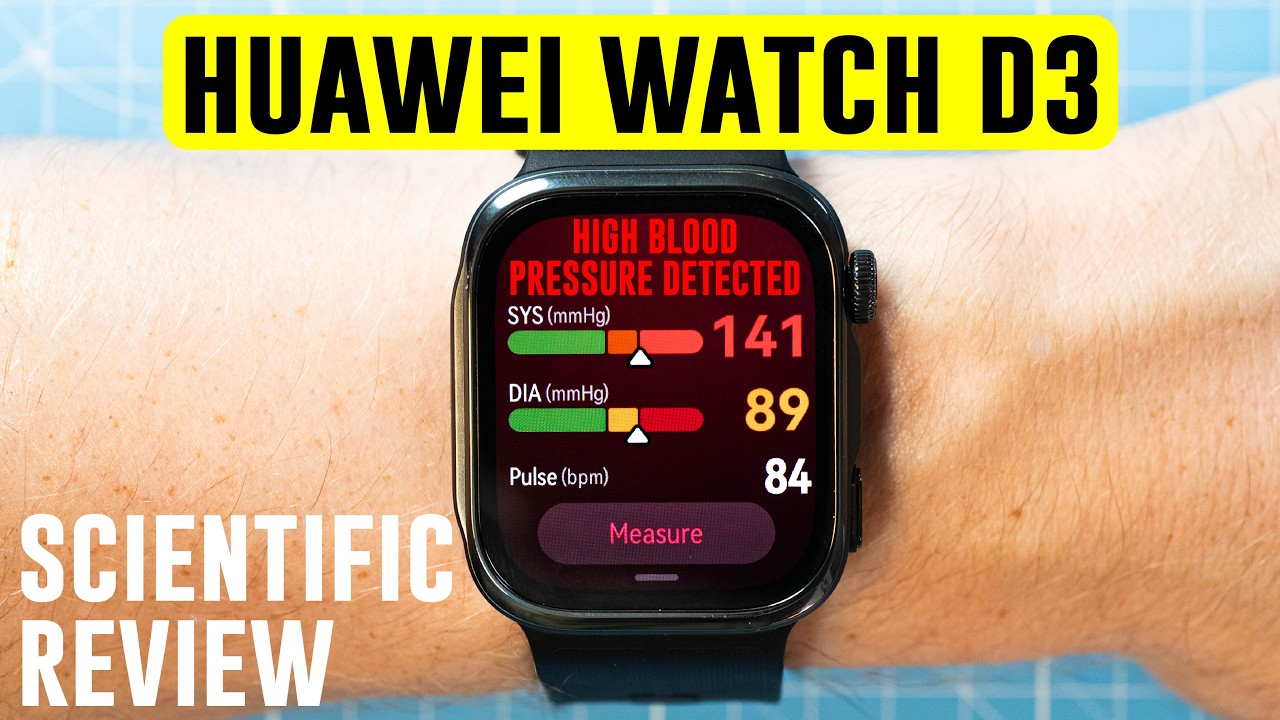 Huawei Watch D3 - Accurate Blood Pressure? Initial Scientific Review