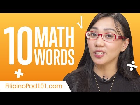 10 Must Know Math Words in Filipino