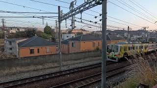 神戸電鉄5000系(5001-5102-5101-5002)HAPPY TRAIN ☆　[普通] 新開地行き(昼)