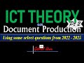 IGCSE ICT 0417 | Theory on Document Production 2