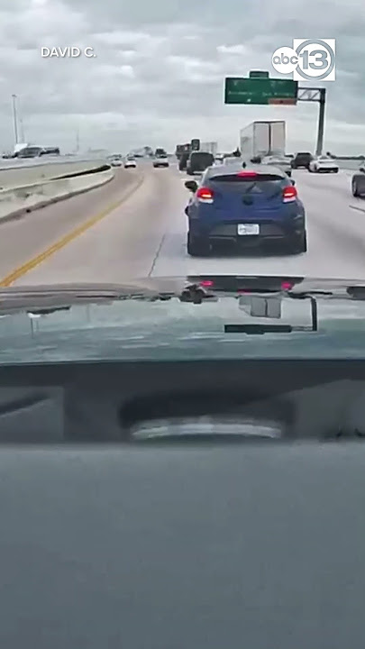 Erratic driver causes at least 2 hit-and-run crashes on Houston highway