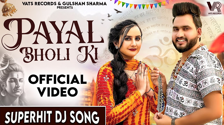 Payal Bholi KI (Official Video) Gulshan Music | Jaat Nia | New Haryanvi Bhole Song 2025 | Kawad Song