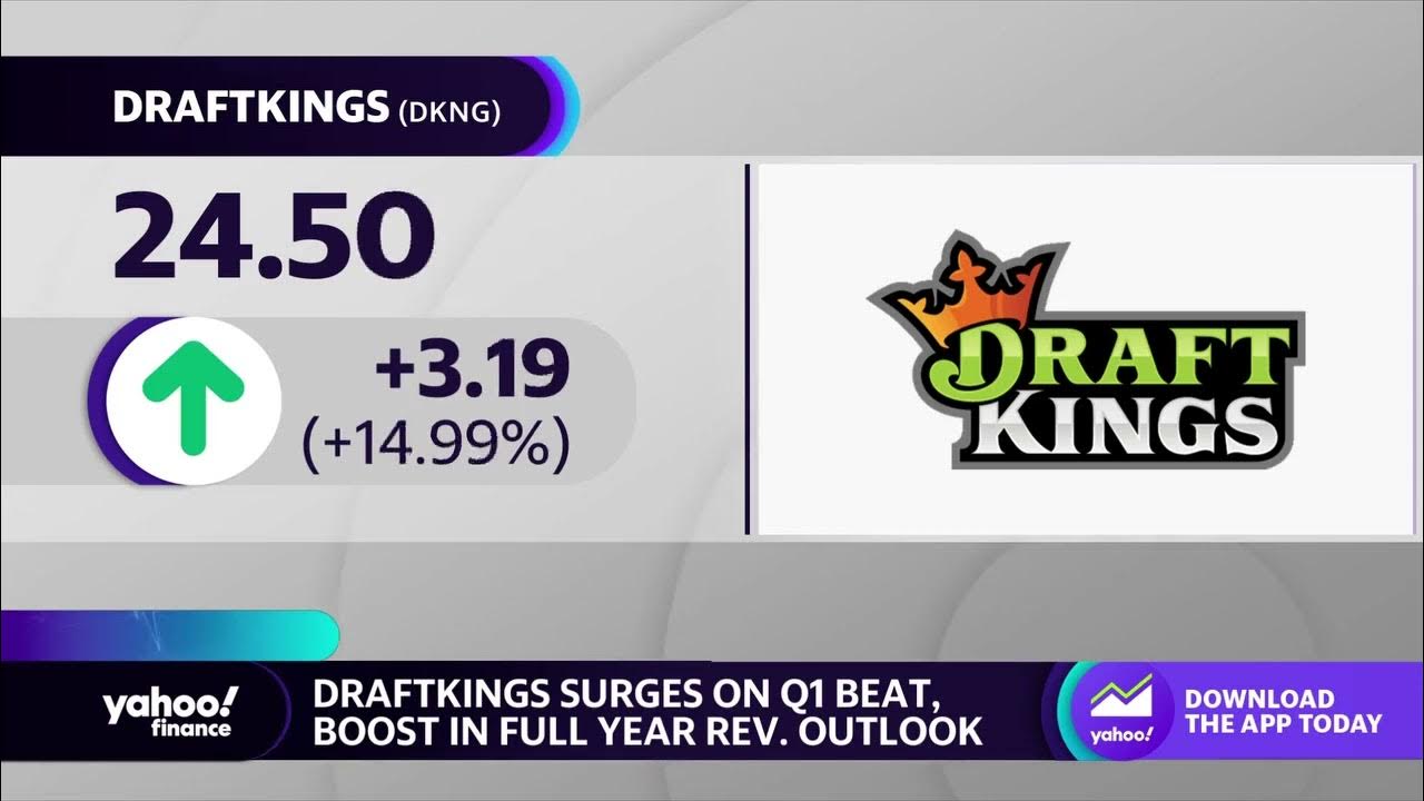 Read more about the article DraftKings stock surges on Q1 earnings beat – Yahoo Finance