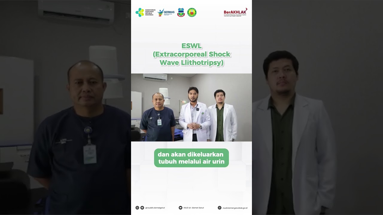 Layanan ESWL atau extracorporeal shock wave lithotripsy di RSUD dr. Slamet Garut