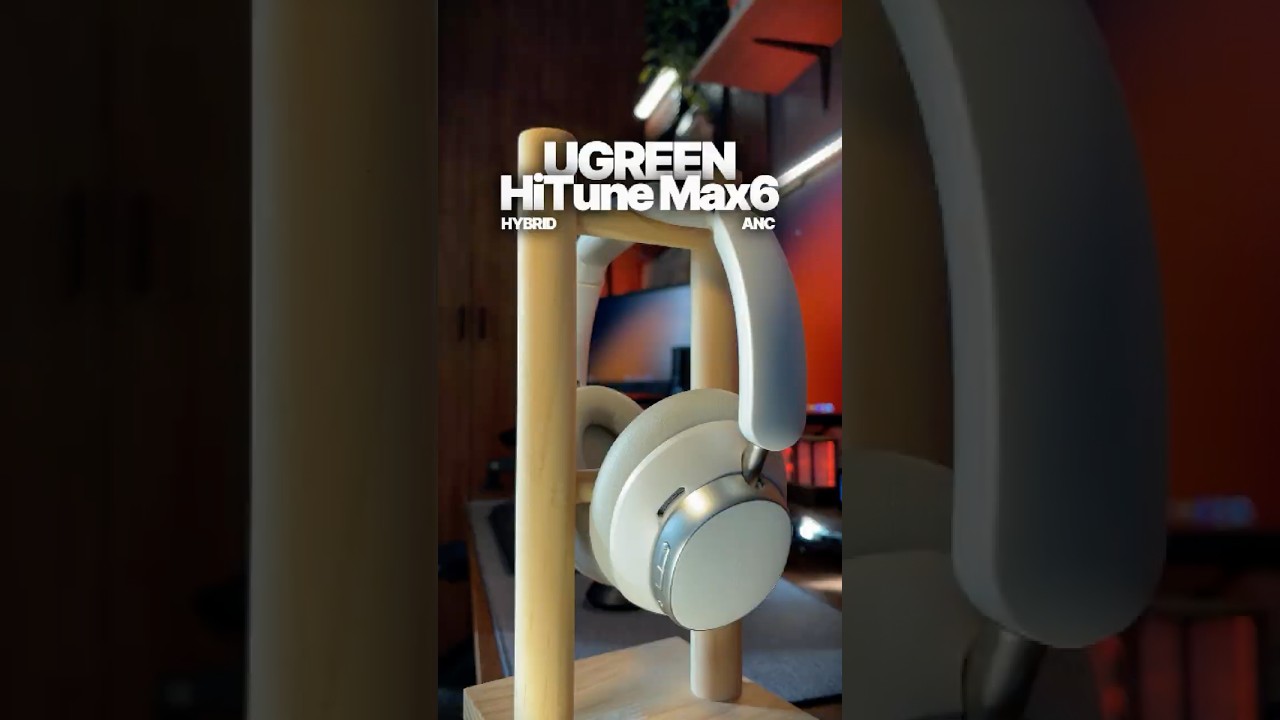 UGREEN Max 6 Studio Pro Bluetooth 6.0 Wireless Over Ear Headphones.