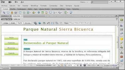 Curso de  Dreamweaver CS6. 1. Conceptos básicos.
