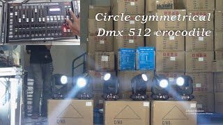 บทช่วยสอนเกี่ยวกับวิธีสร้างวงกลม cymmetrical โดยใช้จระเข้ dmx512