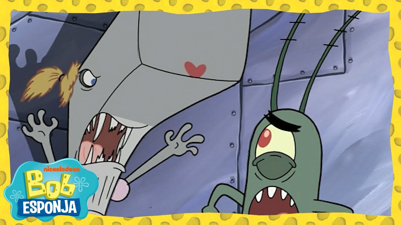 ¡Plankton tiene miedo! | Bob Esponja en Español