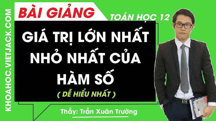 Giá trị nhỏ nhất của hàm số là gì năm 2024