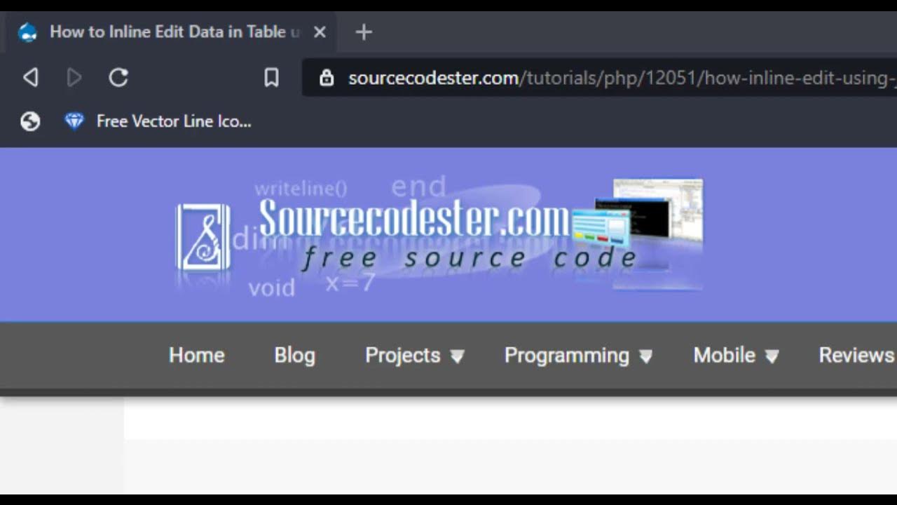 How to Inline Edit Data in Table using PHP and jQuery Tutorial Demo ...