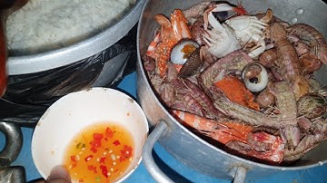 Đánh Bắt Ốc Cá Ghẹ Và Bữa Cơm Hải Sản Lúc Đêm Mưa | Ngư Dân Miền Tây #152