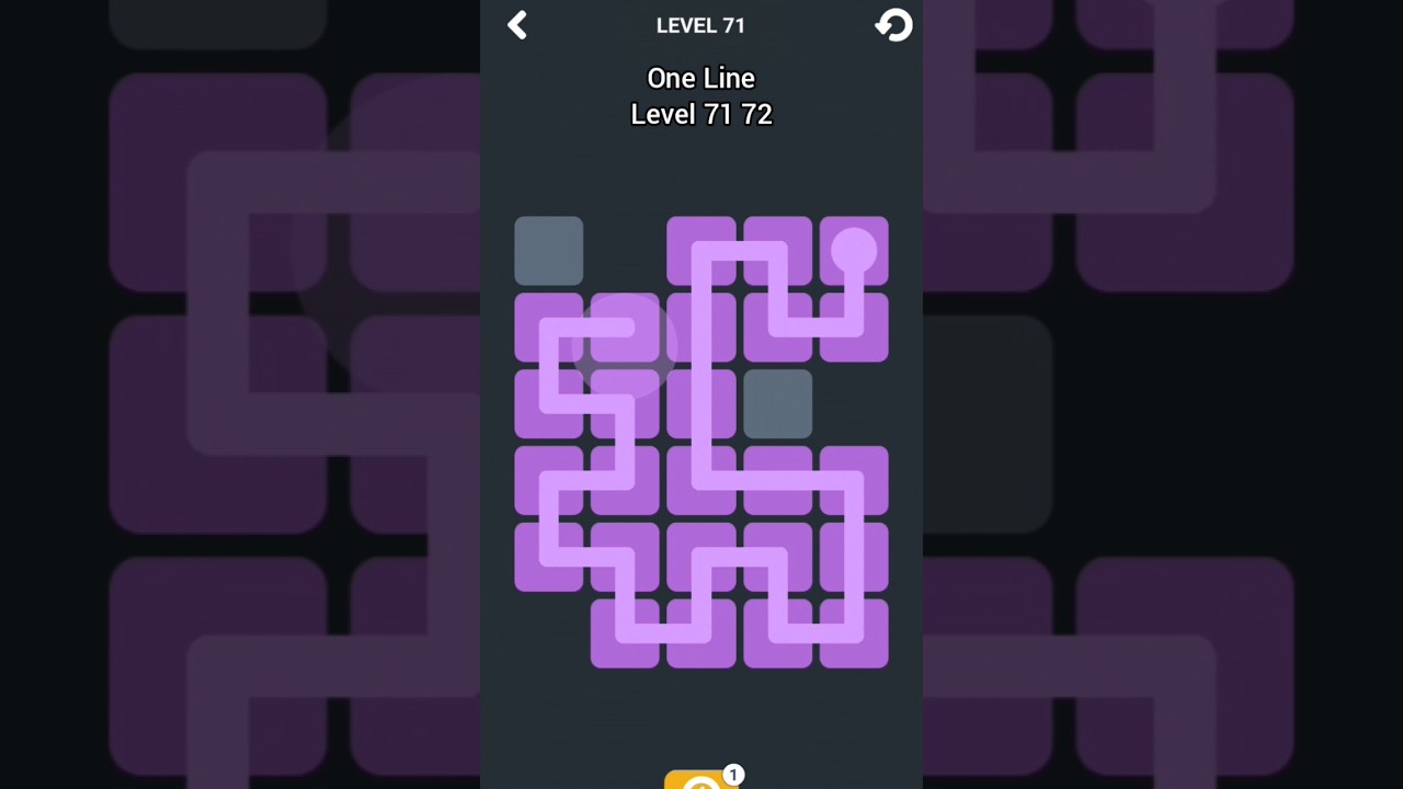 One Line level 71 72 