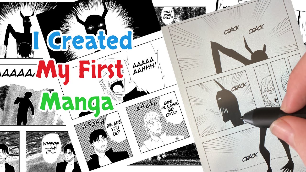 I CREATED My FIRST MANGA - YouTube