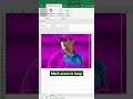 remove background in MS Excel advanced#viral