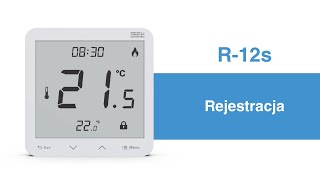 Rejestracja Przewodowego Regulatora R-12S Z Czujnikiem Podłogowym Do Listwy L-X Lub L-12