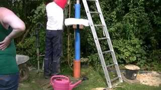 Jak wiercić sam sobie studnie w ogrodzie / how to water well drilling