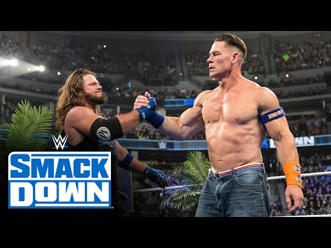 AJ Styles helps John Cena repel an attack by Jimmy Uso and Solo Sikoa: SmackDown, Sept. 15, 2023