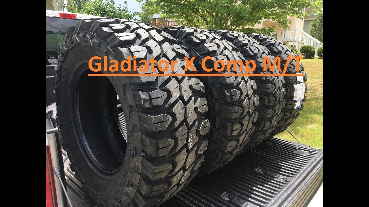 4 New 35x12.50r17 Gladiator X Comp MT
