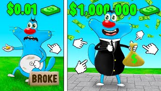Roblox Oggy Become A Richest Person In The World With Jack | Rock Indian Gamer |