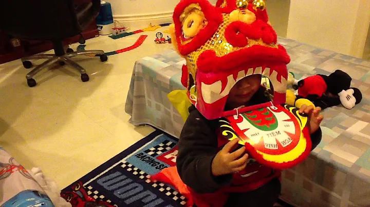 Lion Dance by a 3 Year Old