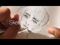 Sketch with me ☕️| Fangten