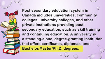 Learn English Practice Reading Listening Level 3 “Education Systems in Canada”