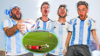 Argentina vs Paises Bajos | Reacciones de Amigos | Cuartos Mundial 2022