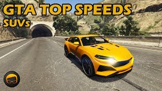 Fastest SUVs (2020) - GTA 5 Best Fully Upgraded Cars Top Speed Countdown