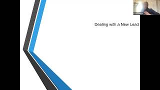 End User Training — Handling New Leads