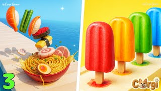 Noodle Run VS Popsicle Stack part 3 - Max Levels SpeedRun Gameplay Walkthrough iOS Android 
