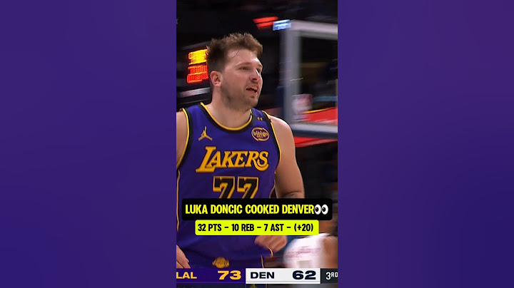 Nuggets couldn't stop Lakers Luka😭