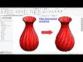 Solidworks tutorial Flowerpot Flex Command