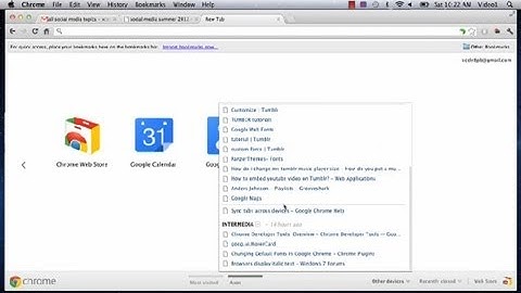 Syncing Tabs Across Computers in Google Chrome : Google Chrome Tips
