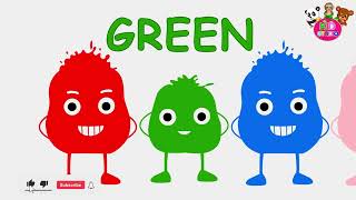 Kids' vocabulary   Color   color mixing   rainbow colors   English educational video