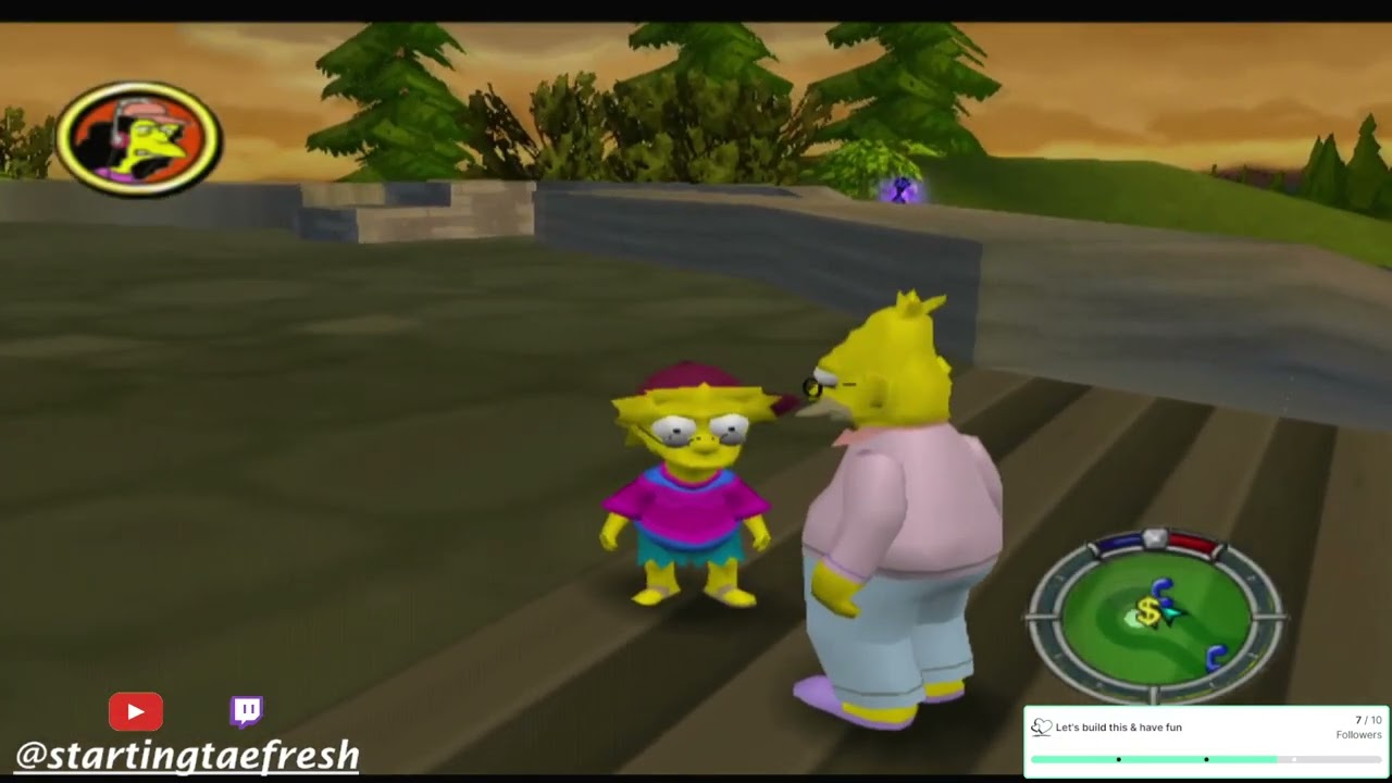 AY, HELP ME OUT GRAMPA!!!  SIMPSONS HIT & RUN GAMEPLAY (PS2) EPISODE 3!! (Part 6/7)
